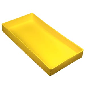 24" L x 12" W x 3" Hgt. Yellow Tamco® Tray