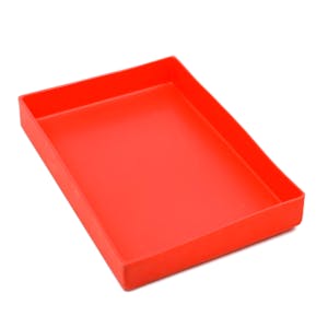 20" L x 14" W x 3" Hgt. Red Tamco® Tray