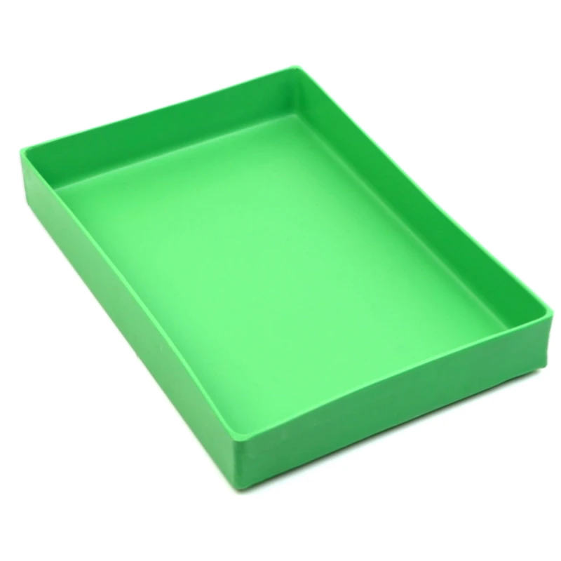 20" L x 14" W x 3" Hgt. Green Tamco® Tray