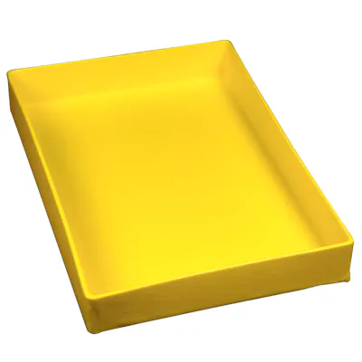 20" L x 14" W x 3" Hgt. Yellow Tamco® Tray