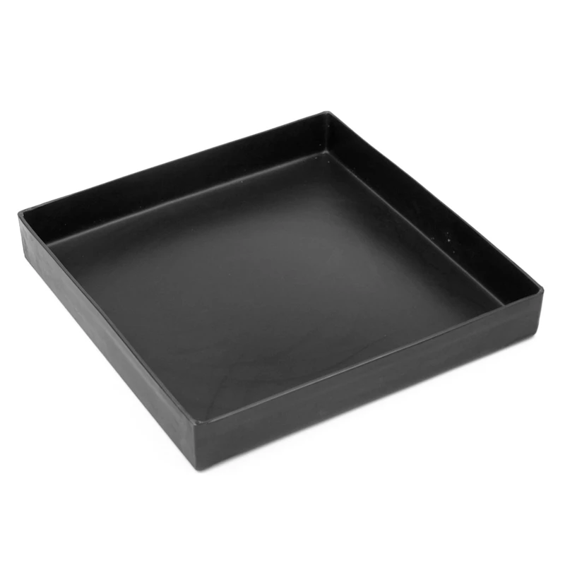 18" L x 18" W x 3" Hgt. Black Tamco® Tray
