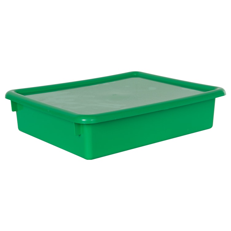 Green Stowaway® Letter Box with Lid - 13-1/2" L x 10-1/2" W x 3" Hgt.