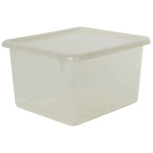 Clear Small Stowaway® Shelf Box with Lid - 10-1/2" L x 9" W x 6" Hgt.