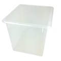 Clear Large Stowaway® Shelf Box with Lid - 12" L x 11" W x 10-1/4" Hgt.