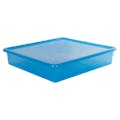 Blueberry Stowaway® Scrap Box with Lid - 15" L x 15" W x 3" Hgt.