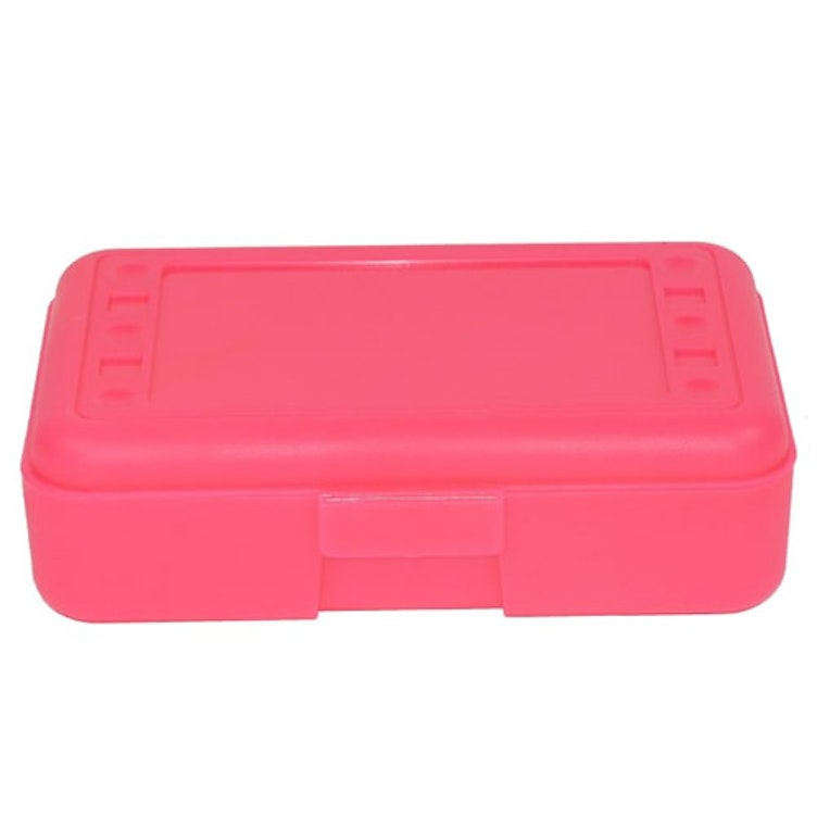 Pink Pencil Boxes - 8.5 L x 5.5 W x 2.5 Hgt.