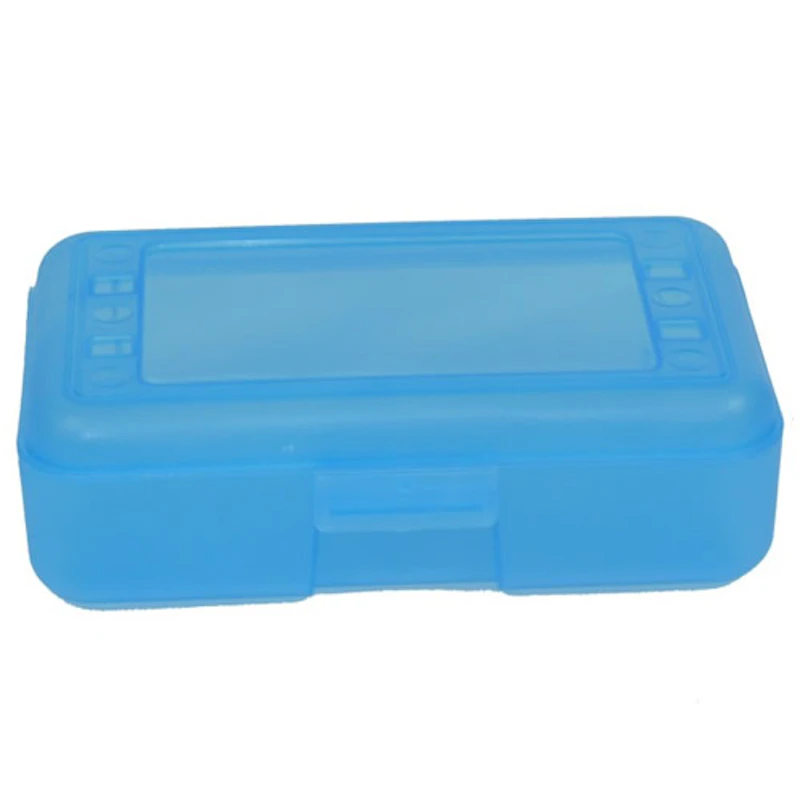 Blueberry Pencil Boxes - 8.5" L x  5.5" W x 2.5" Hgt.
