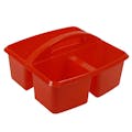 Red Small Utility Caddy - 9-1/4" L x 9-1/4" W x 5-1/4" Hgt.