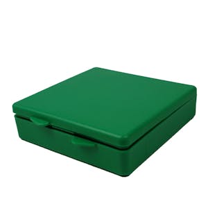 Green Micro Box - 4" L x 4" W x 1" Hgt.