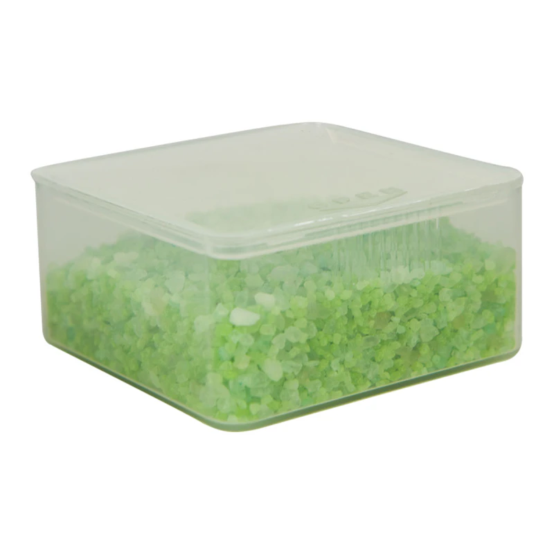 33 Dram Translucent Flex-A-Top Box - 2.72" L x 2.72" W x 1.34" Hgt.