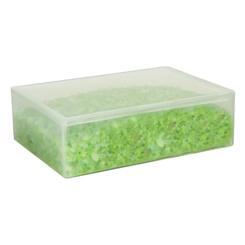 38 Dram Translucent Flex-A-Top Box - 3.7" L x 2.73" W x 1.16" Hgt.