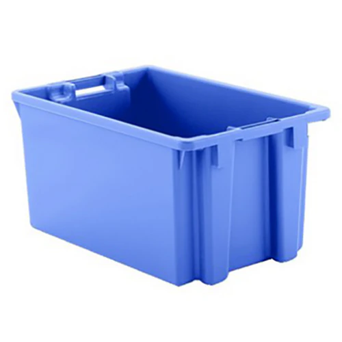 Pro Stack Blue Container 2 Cu. Ft. Blue Stack & Nest Container - 23