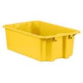 1.1 Cu. Ft. Yellow Stack & Nest Container - 23" L x 15" W x 8" Hgt.