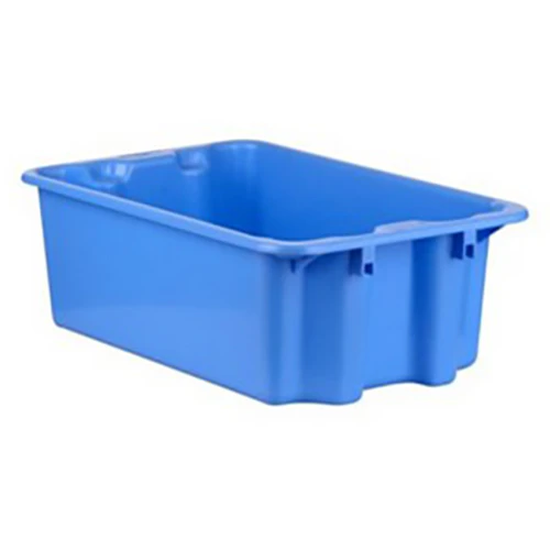 Pro Stack Blue Container 1.1 Cu. Ft. Blue Stack & Nest Container - 23