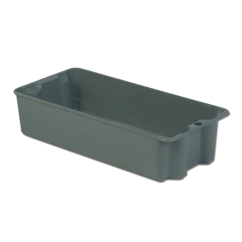27" L x 13" W x 7" Hgt. Gray Nest & Stack Box
