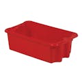 24" L x 14" W x 8" Hgt. Red Polylewton® Stack-N-Nest® Container