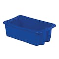 24" L x 14" W x 8" Hgt. Dark Blue Polylewton® Stack-N-Nest® Container