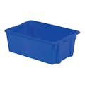 28" L x 18" W x 10" Hgt. Dark Blue Polylewton® Stack-N-Nest® Container