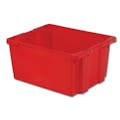 30" L x 24" W x 15" Hgt. Red Polylewton® Stack-N-Nest® Container