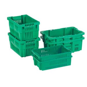 LEWISBins+® Ventilated Stack-N-Nest Containers