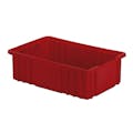 16-1/2" L x 10-7/8" W x 5" Hgt. Red Divider Box