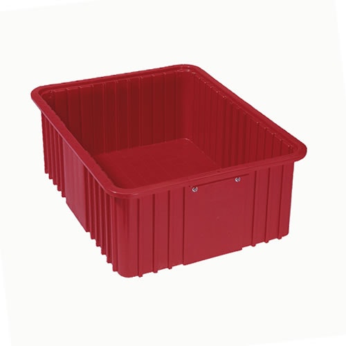 22-5/16" L x 17-5/16" W x 8" Hgt. Red Divider Box