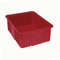 22-5/16" L x 17-5/16" W x 8" Hgt. Red Divider Box