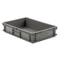 24" L x 16" W x 5" Hgt. Gray Container with Solid Sides & Base