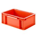 12" L x 8" W x 4-1/2" Hgt. Red Container with Solid Sides & Base