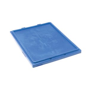 Blue Cover for 19-1/2" L x 15-1/2" W Quantum® Stack & Nest Totes