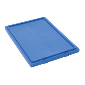 Blue Cover for 19-1/2" L x 13-1/2" W Quantum® Stack & Nest Totes