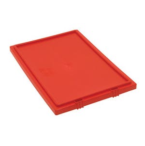Red Cover for 19-1/2" L x 13-1/2" W Quantum® Stack & Nest Totes