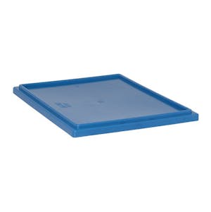 Blue Cover for 23-1/2" L x 19-1/2" W Quantum® Stack & Nest Totes