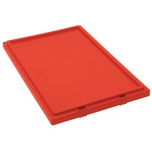 Red Cover for 23-1/2" L x 15-1/2" W Quantum® Stack & Nest Totes