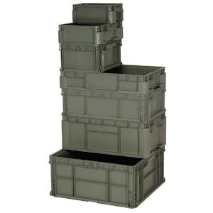 Quantum® Heavy Duty Straight Wall Stacking Containers