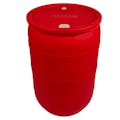 30 Gallon Red Tamco® Closed Head Drum with 3/4" & 2" NPS Bungs