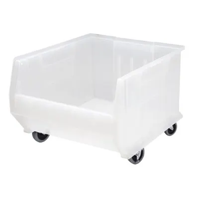 Clear-View Quantum® HULK Mobile Stack Bin - 23-7/8" L x 22-1/2" W x 12" Hgt.