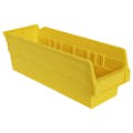 11-5/8" L x 4-1/8" W x 4" Hgt. Yellow Shelf Bin