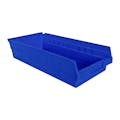 17-7/8" L x 8-3/8" W x 4" Hgt. Blue Shelf Bin