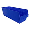 17-7/8" L x 6-5/8" W x 6" Hgt. Blue Shelf Bin