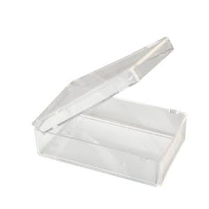 Clear Plastic Box with Removable Lid 2 L x 2 W x 3/4 Hgt