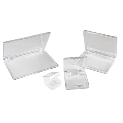 Clear plastic storage boxes deals with hinged lids