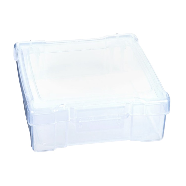Clear Storage Container Transparent Plastic Storage Boxes with Hinged Lid  Square Packaging Display Box Jewelry DIY