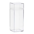 Clear Polystyrene Box with Tall Lid - 2-5/16" L x 2-5/16" W x 6-3/16" Hgt. (Case of 15)
