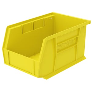 9-1/4" L x 6" W x 5" Hgt. OD Yellow Storage Bin