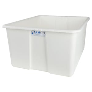 30" L x 20" W x 15" Hgt. White Polyethylene Tamco® Jumbo Tote Pan