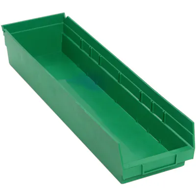 Green Quantum® Economy Shelf Bin - 23-5/8" L x 6-5/8" W x 4" Hgt.