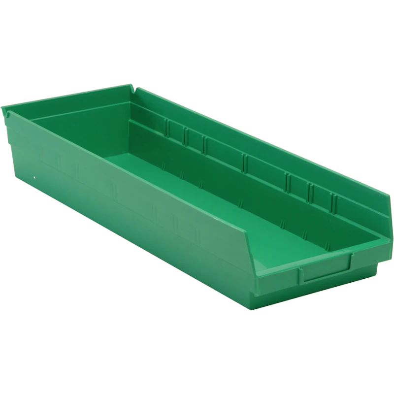 Green Quantum® Economy Shelf Bin - 23-5/8" L x 8-3/8" W x 4" Hgt.