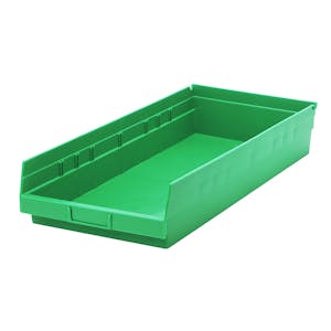 Green Quantum® Economy Shelf Bin - 23-5/8" L x 11-1/8" W x 4" Hgt.