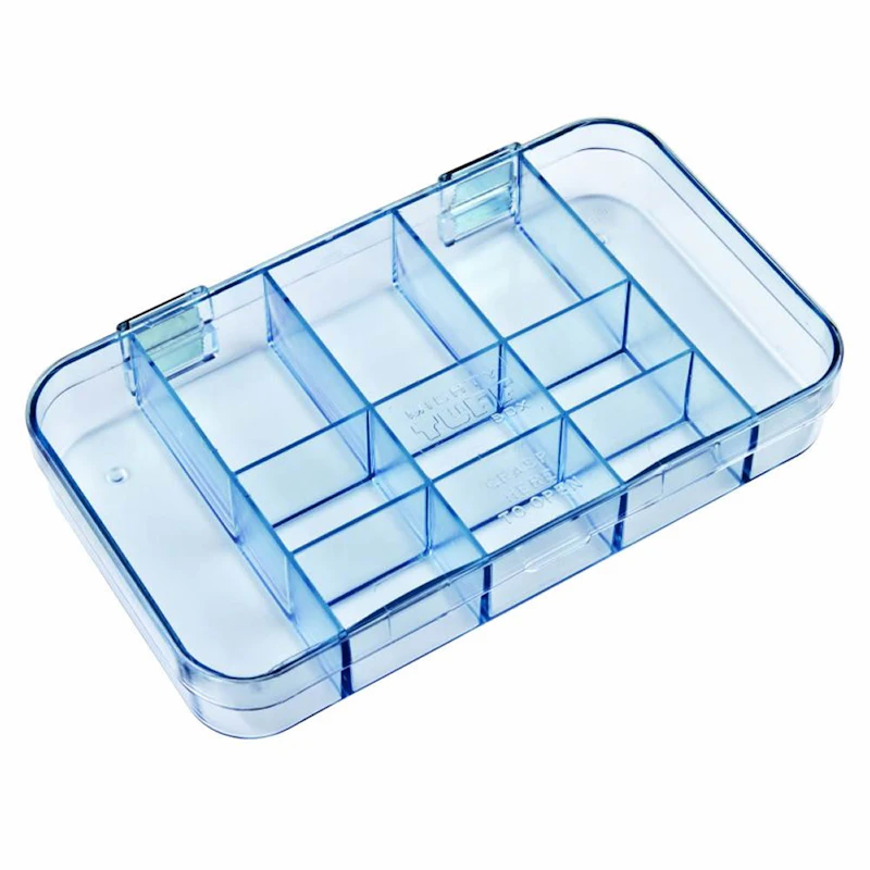 Mighty-Tuff™ Box with 11 Compartments - 7" L x 4" W x 1-1/16" Hgt.